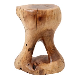 Sculptural Side Table by Logniture For Sale