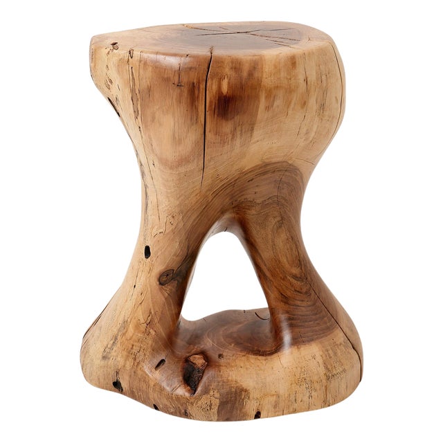 Sculptural Side Table by Logniture For Sale