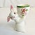 Figurative 1981 Vintage Whimsical Boho Chic Bunny Egg Cup - Easter For Sale - Image 3 of 10