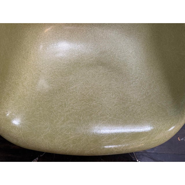 Yellow Modernica Case Study Fiberglass H-Base Armchairs, Pair For Sale - Image 8 of 12