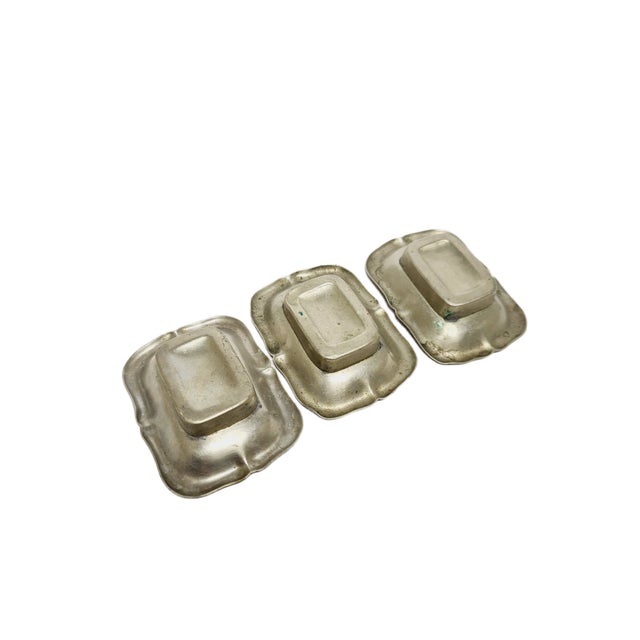 20th Century Art Nóuveau Fish Bones Pads, Poland, 1890s, Set of 3 For Sale - Image 4 of 5
