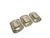 20th Century Art Nóuveau Fish Bones Pads, Poland, 1890s, Set of 3 For Sale - Image 4 of 5