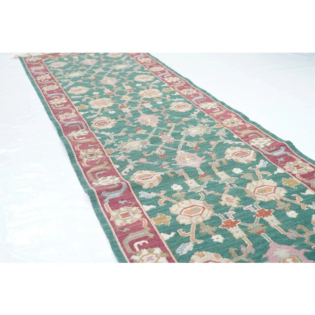 Textile Sumak Runner 2'6'' X 10'0" For Sale - Image 7 of 8
