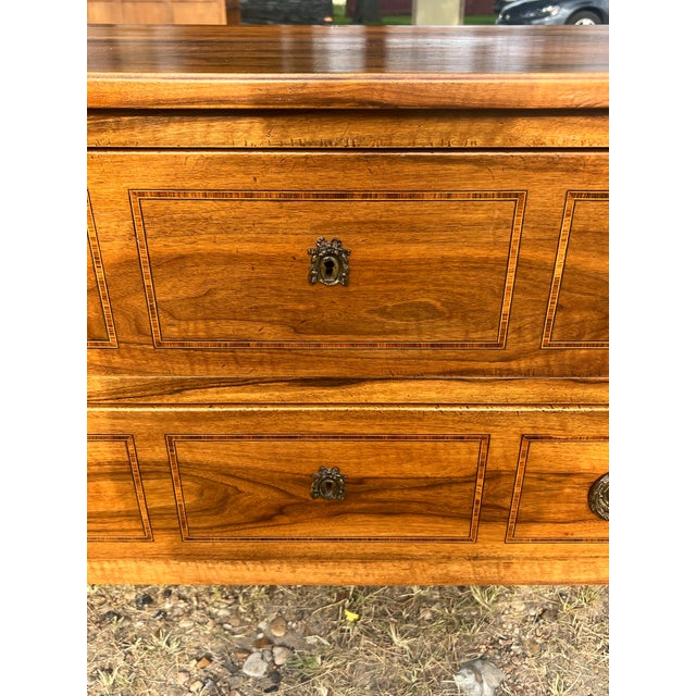 French 19th Century Louis XVI Walnut Chest of Drawers For Sale - Image 6 of 6