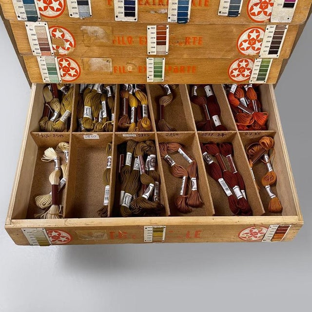 Mid-Century Modern Italian Wood Chest of Drawers by Cucirini Tre Stelle, 1960s For Sale - Image 16 of 18