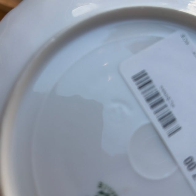 Limoges, France Late 19th Century Delicate Limoges Saucer. Missing the Teacup. Schleiger Pattern. For Sale - Image 4 of 4