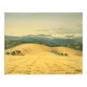 "California Summer" Mid Century Plein Aire Landscape by J. Andrew Bennett
