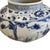Antique Chinese Ming Dynasty Blue & White Porcelain Vase, C. 1900 For Sale - Image 9 of 10