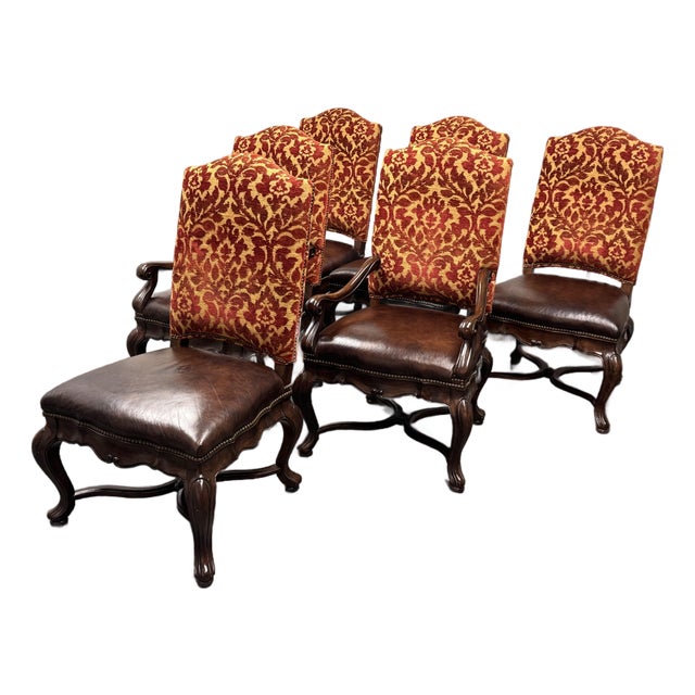 Thomasville Furniture Hills of Tuscany Dining Chairs, Set of Six For Sale
