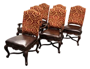Thomasville Furniture Hills of Tuscany Dining Chairs, Set of Six
