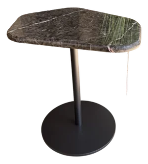Camerich Black Marble End Table