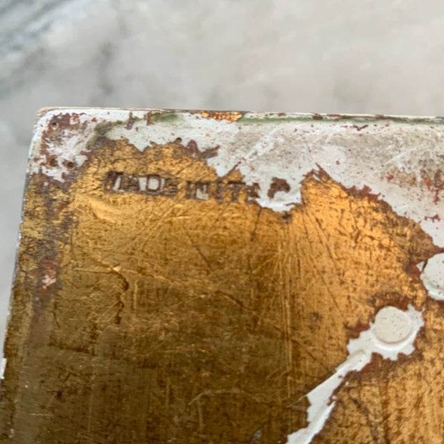1970s Florentine Gilt Hand-Painted Locking Treasure/Jewelry Box For Sale In Los Angeles - Image 6 of 9