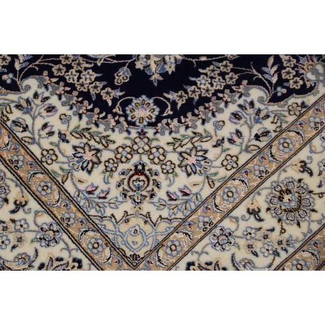 Wood Middle Eastern Nain Rug For Sale - Image 7 of 11