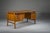 Exceptional Model 75 teak desk by Omann Jun Møbelfabrik, Denmark, 1960s. Professionally restored in our workshop and...
