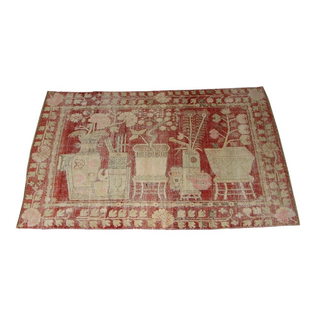 19th Century Authentic Oriental Style Samarkand Rug For Sale