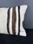 Turkish Hemp Pillow Cushion Natural Beige Black Pillow Cushion Cover 16" x 24" For Sale - Image 4 of 4