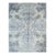 9x12 Ivory Hand-Knotted Wool Mirrored Inkblot Abstract Modern Carpet Rug For Sale