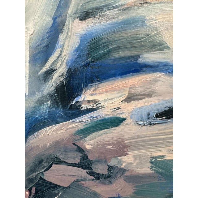 Early 21st Century Blur of Becoming by Michelle Jader | Oil on panel Abstract representation of movement and emotion. For Sale - Image 5 of 5