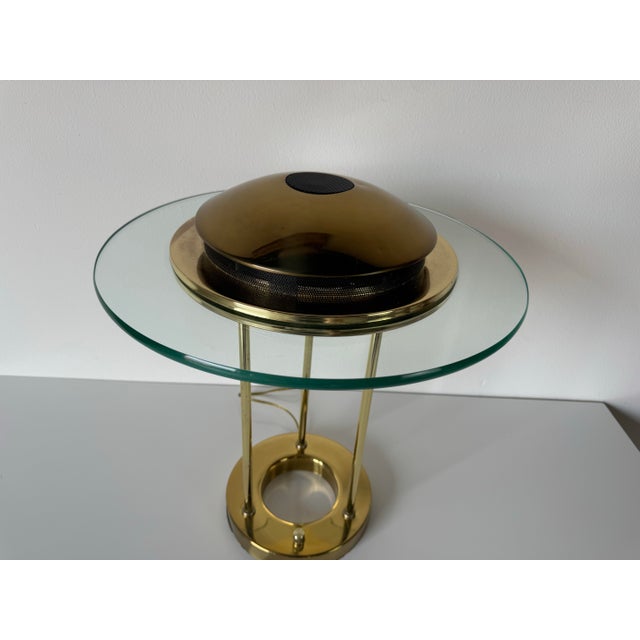 Mid-Century Modern 1980's Vintage Brass 'Saturn' Desk Lamp by R. Sonneman for George Kovacs/Sold For Sale - Image 3 of 12