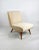 Vintage Lounge Chair in Champagne Beige Velvet, 1970s For Sale - Image 9 of 13