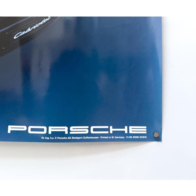 944 S2 Cabriolet Porsche Poster, 1988 For Sale - Image 6 of 8