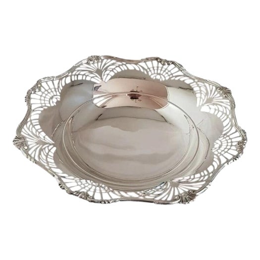 Vintage Sterling Silver Cake Stand from Selfridge & Co, 1940 For Sale