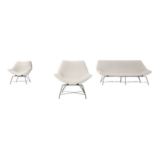 Cosmos Living Room Set by Augusto Bozzi for Saporiti, Italy, 1954, Set of 3 For Sale