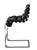 Pr. Of Vintage Rh Black Leather & Chrome Bar Stools For Sale - Image 16 of 18