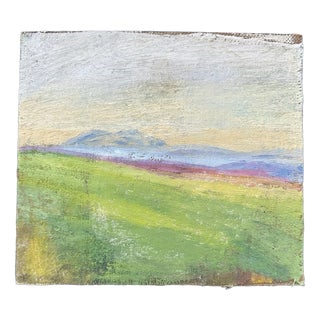 Möller Theo, Rhön, Fulda, Milseburg, 1950s, Oil on Cardboard For Sale