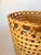 Extra Large Mid-Century Burned Bamboo & Rattan Floor Planter Basket For Sale - Image 9 of 12