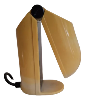 Vintage German Table Lamp in Yellowed Plastic by Brilliant, 1970s