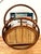 Vintage Rattan and Woven Cane Magazine Rack/Book Holder For Sale - Image 9 of 10