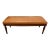 Mid 20th Century Mid Century Modern Rosewood Long Bench With Ostrich Leather Seat For Sale