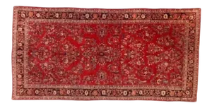 Vintage Persian Sarouk Gallery Rug