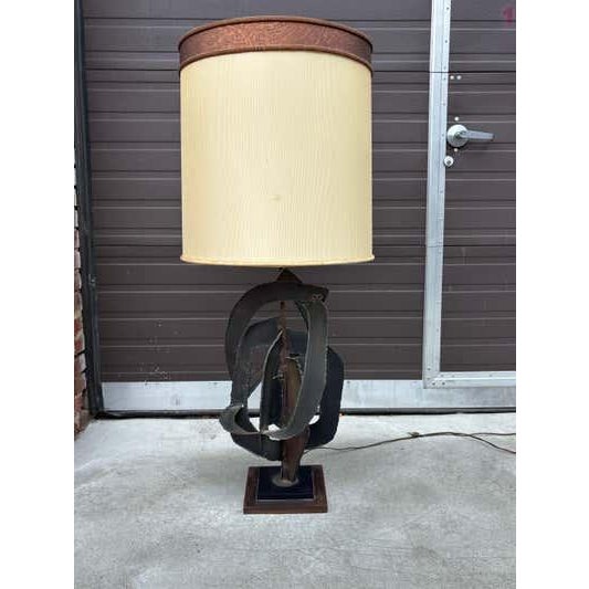 Mid 20th Century Mide Century Modern Richard Barr for Laurel Lighting Brutalist Table Lamp For Sale - Image 9 of 9