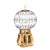 Mid 20th Century Victorian Style "Balloon" Bird Cage Wood and Iron For Sale