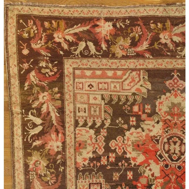 Traditional Antique Karabagh Carpet For Sale - Image 3 of 4