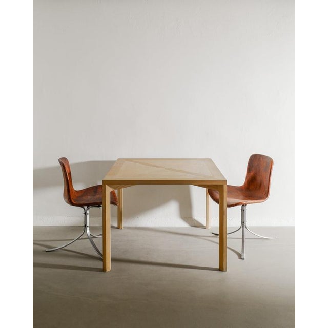 Squared Danish Wooden Ash Table by Poul Kjærholm for PP Møbler Denmark, 1990s For Sale - Image 6 of 6