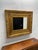 For sale is a beautiful vintage Solid wood mirror, finished in gold leaf. The frame is thick and solid with a floral style...