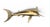 Brass 1970's Solid Brass Marlin Wall Decor For Sale - Image 8 of 17