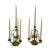 Pair of Italian Florentine Candelabra For Sale