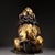Magnificent heavy bronze incense burner sculpted in the form of Wangtianhou, the mythical heavenly roaring beast. Crafted...