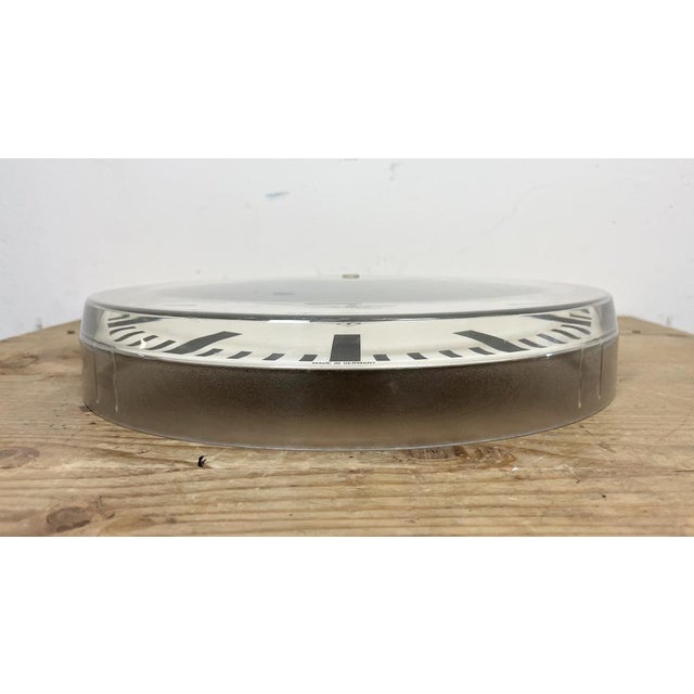 Industrial Acrylic Glass Station Wall Clock from Tn, 1960s For Sale - Image 13 of 17