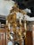Vintage 1960s Italian Mid Century Hollywood Regency Six Light Gilt Floral Chandelier For Sale - Image 10 of 13