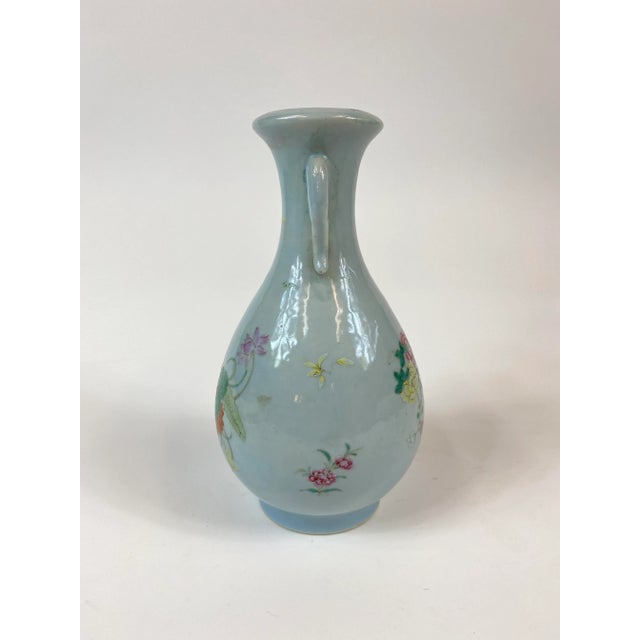 Chinese Mid 18th Century Painted Porcelian Vase For Sale - Image 3 of 10