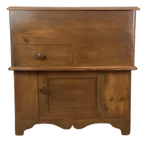 American Colonial Pine Dry Sink Cabinet