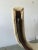 Mid 20th Century Bentwood Mid-Century Cream Leather Armchair With Nail-Head Details For Sale - Image 9 of 13