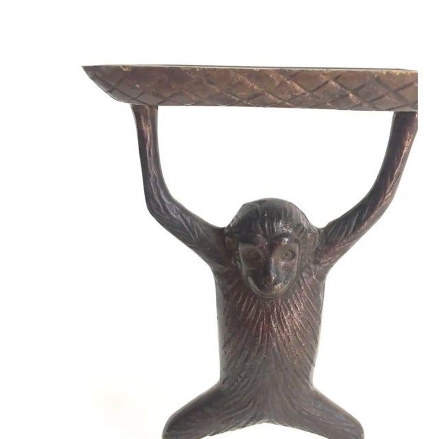 Vintage Brass Monkey Business Card Holder Chairish