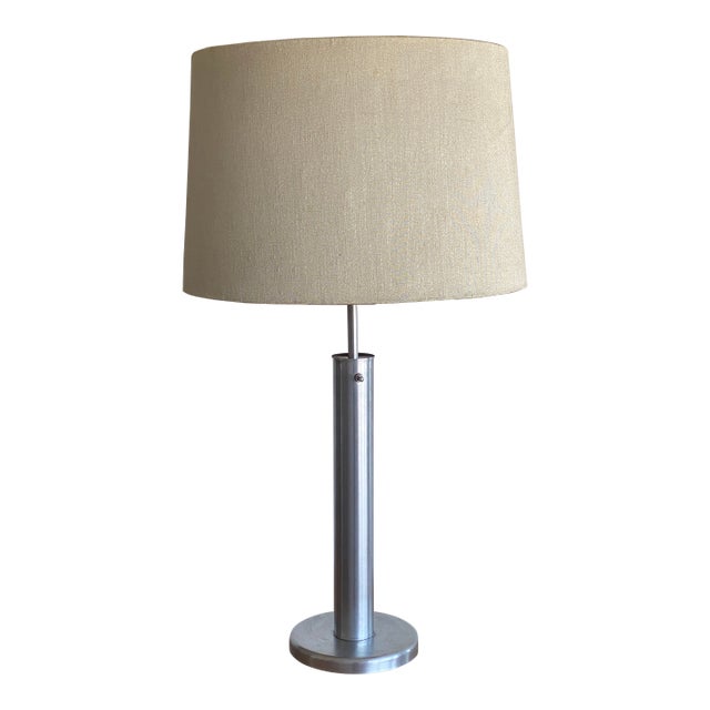 Vintage Nessen Metal Table Lamp For Sale