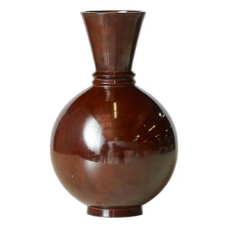 Japanese Bronze Vase For Sale